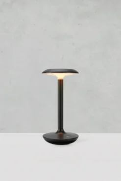 Petit Uppladdningsbar Bordslampa Svart