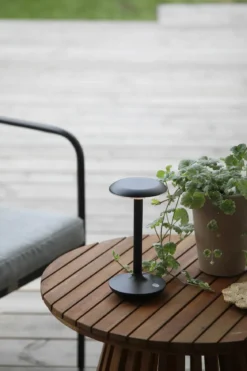 Petit Uppladdningsbar Bordslampa Svart