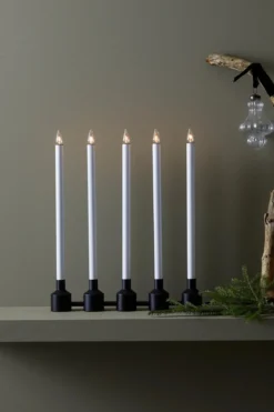 Philippa Adventsljusstake Svart