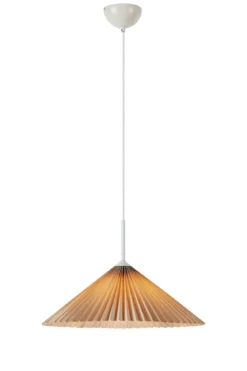 Plisado Taklampa Beige 50 cm