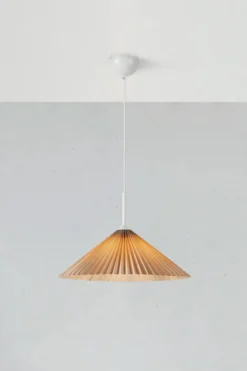 Plisado Taklampa Beige 50 cm