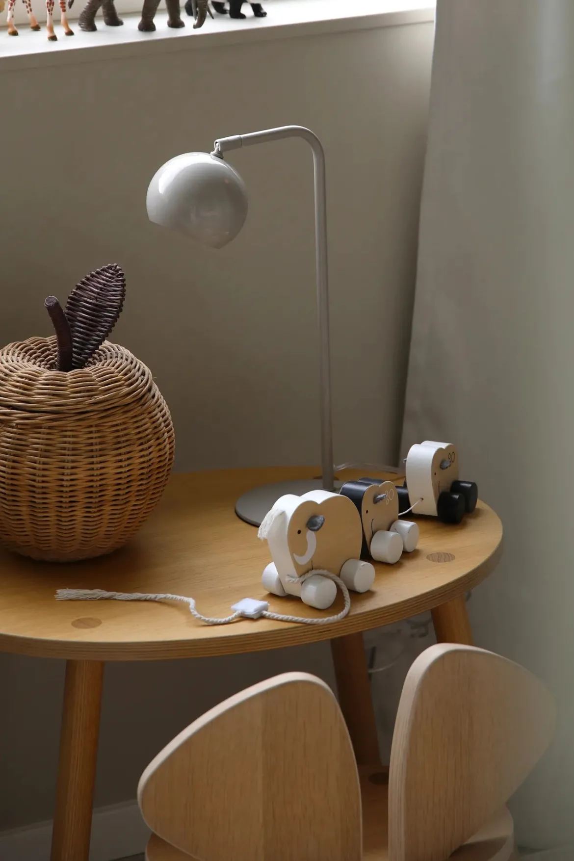 Pop Bordslampa Grå