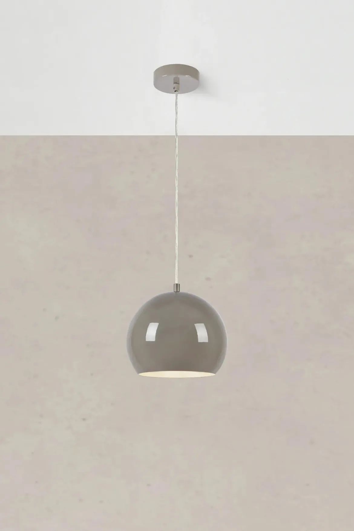 Pop Taklampa Grå 20 cm