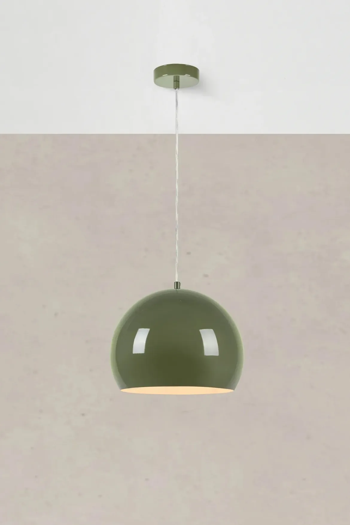 Pop Taklampa Grön 28 cm