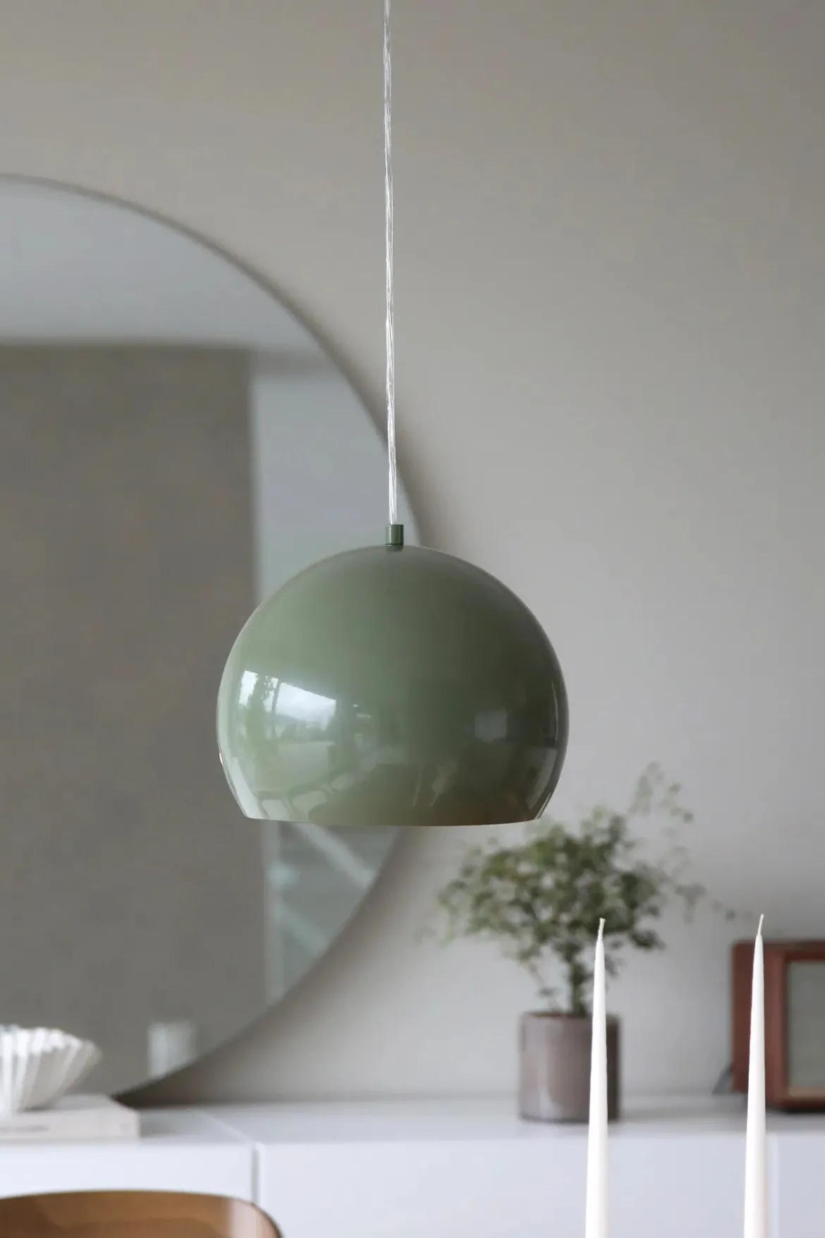Pop Taklampa Grön 28 cm