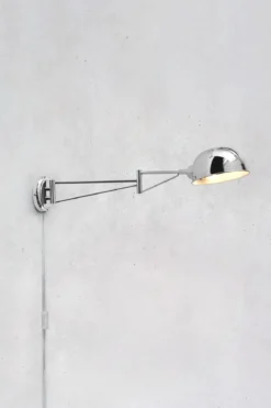 Portland Vägglampa Krom