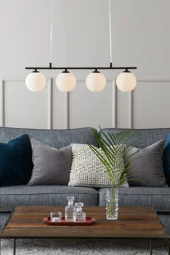 Quattro Taklampa Svart