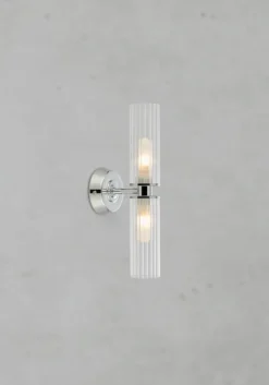 Rimini Vägglampa Krom