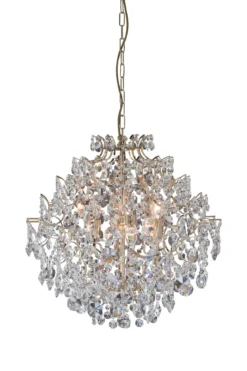 Rosendal Kristallkrona Guld 53 cm