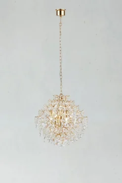 Rosendal Kristallkrona Guld 53 cm