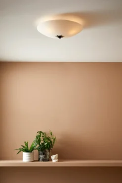 Rose Plafond Vit 43 cm