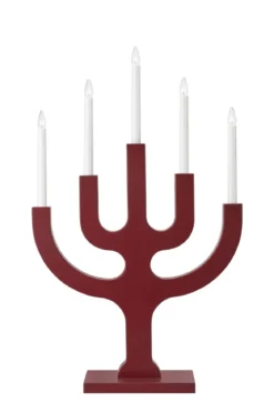 Sapin Adventsljusstake Röd 65 cm