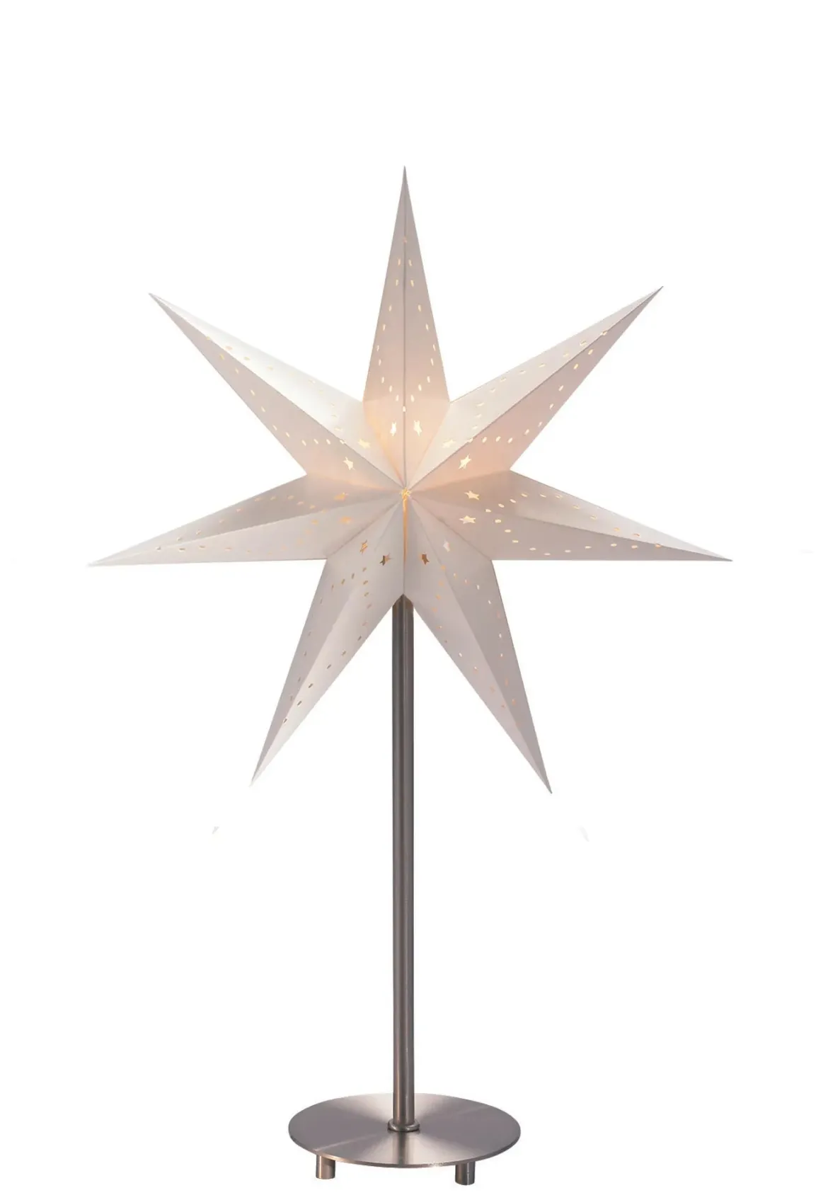 Saturnus Stjärna Vit 35 cm