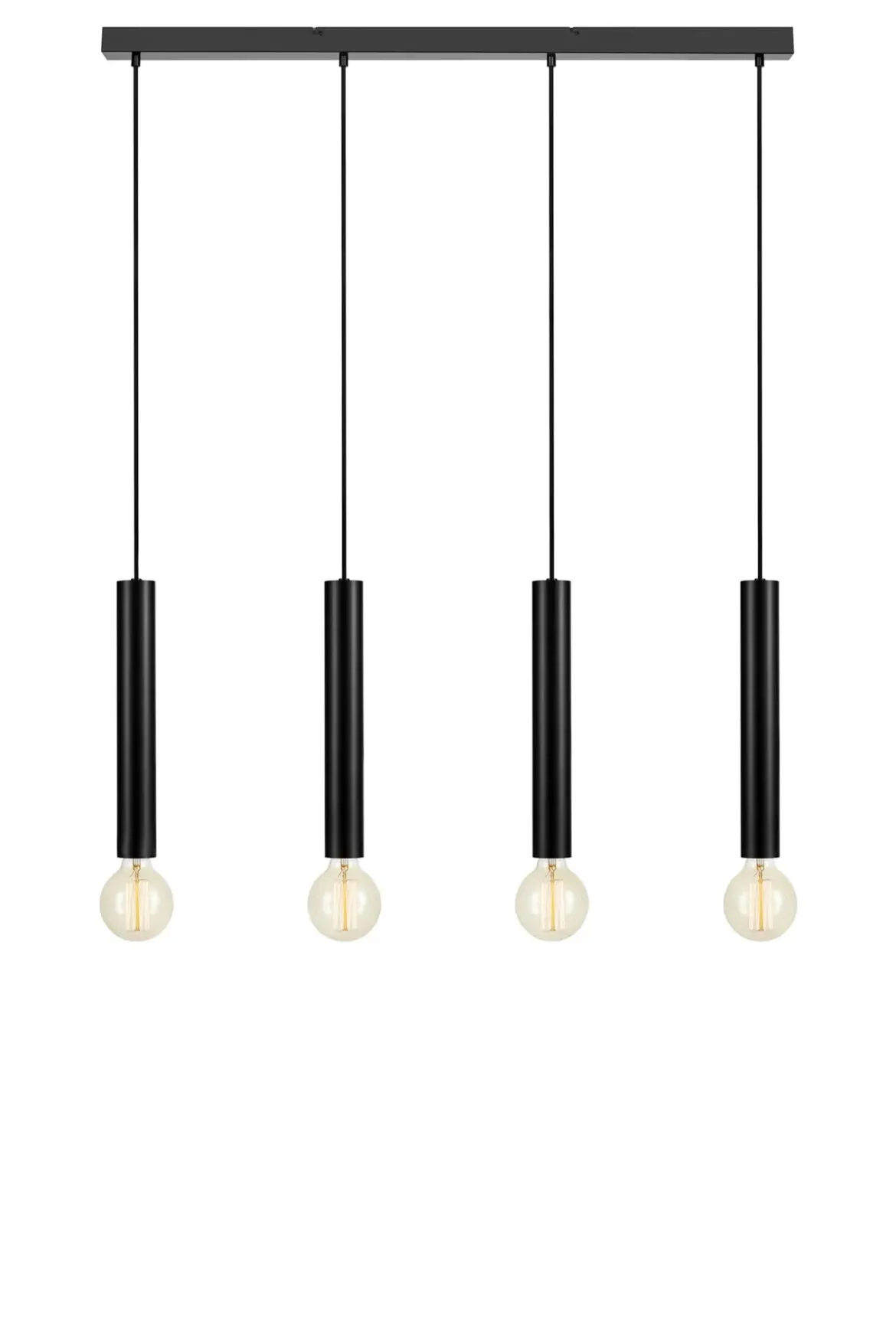 Sencillo Taklampa Svart 4 Lampor