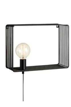 Shelf Vägglampa Svart