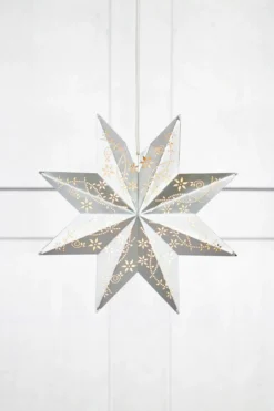 Silva Metallstjärna Silver 30 cm