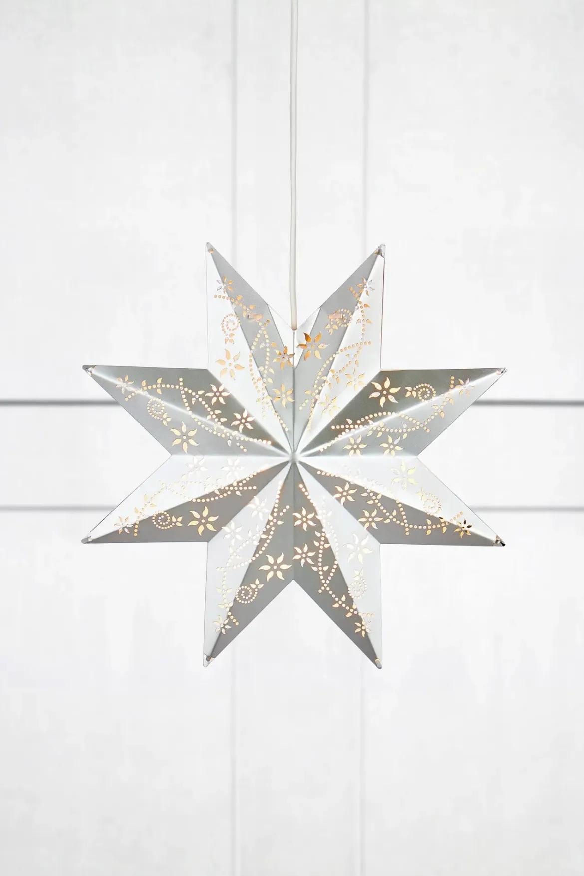 Silva Metallstjärna Silver 30 cm