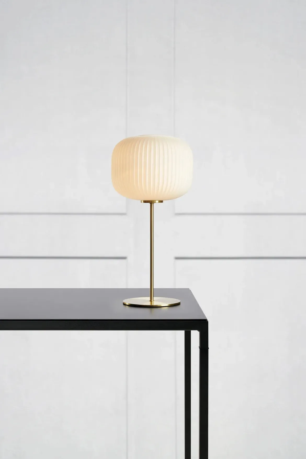 Sober Bordslampa Mässing/Vit 50 cm