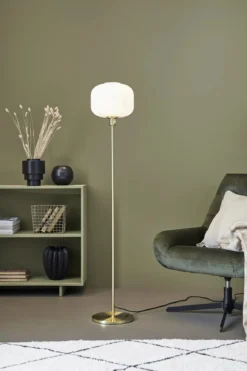 Sober Golvlampa Mässing