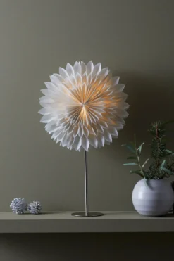 Solina Bordsstjärna Grå 35 cm