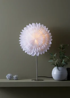 Solina Bordsstjärna Vit 35 cm