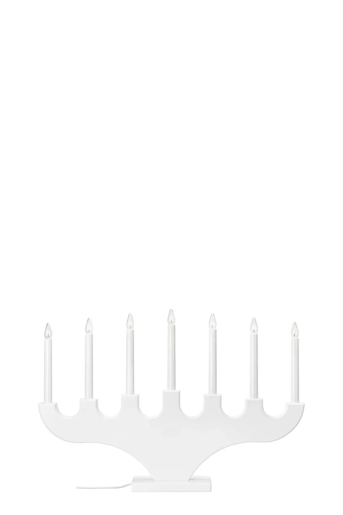 Spira Adventsljusstake Vit 60 cm