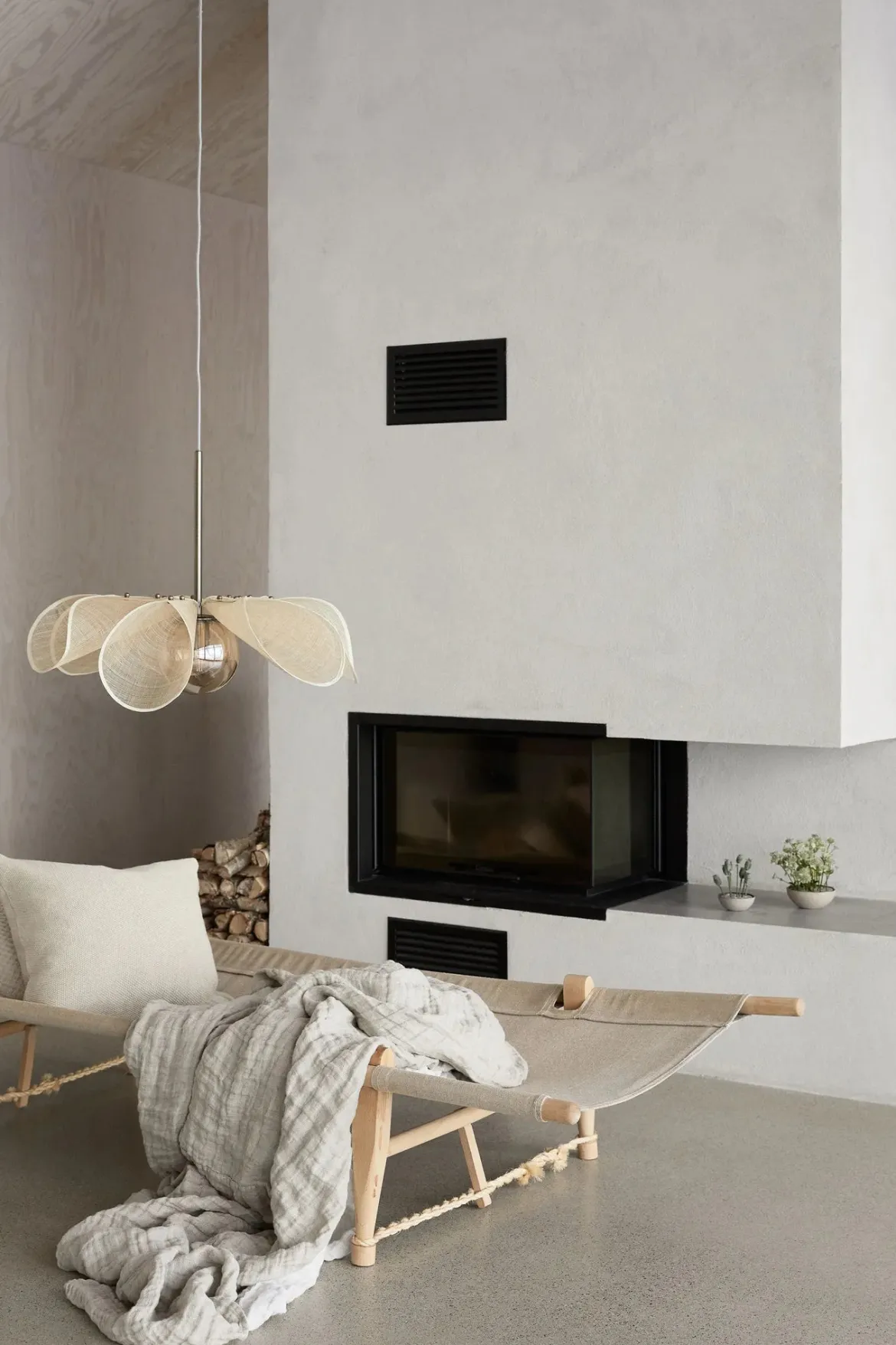 Styrka Taklampa Beige 63 cm