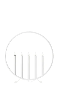 Surround Adventsljusstake Vit
