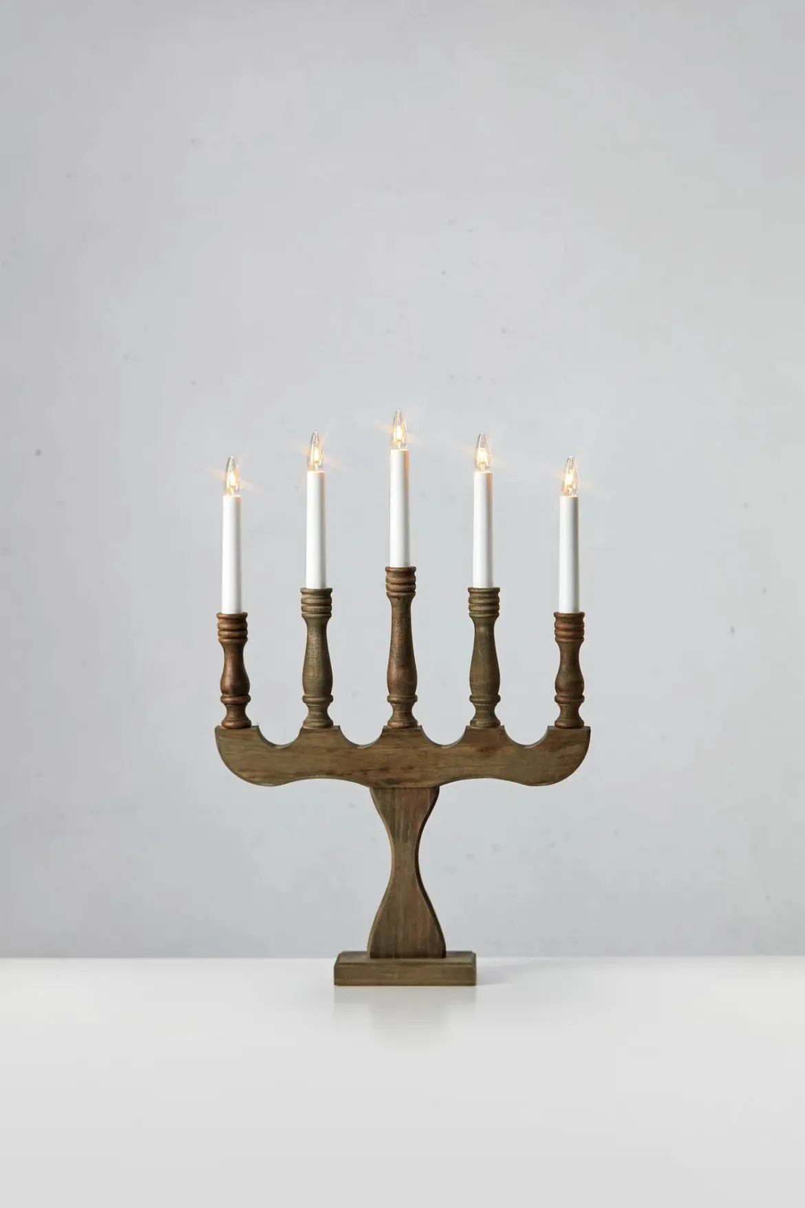 Svaneholm Adventljusstake Grå 5 Ljus