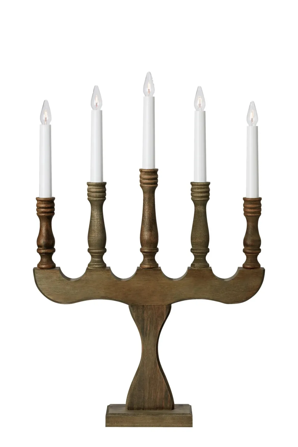 Svaneholm Adventljusstake Grå 5 Ljus