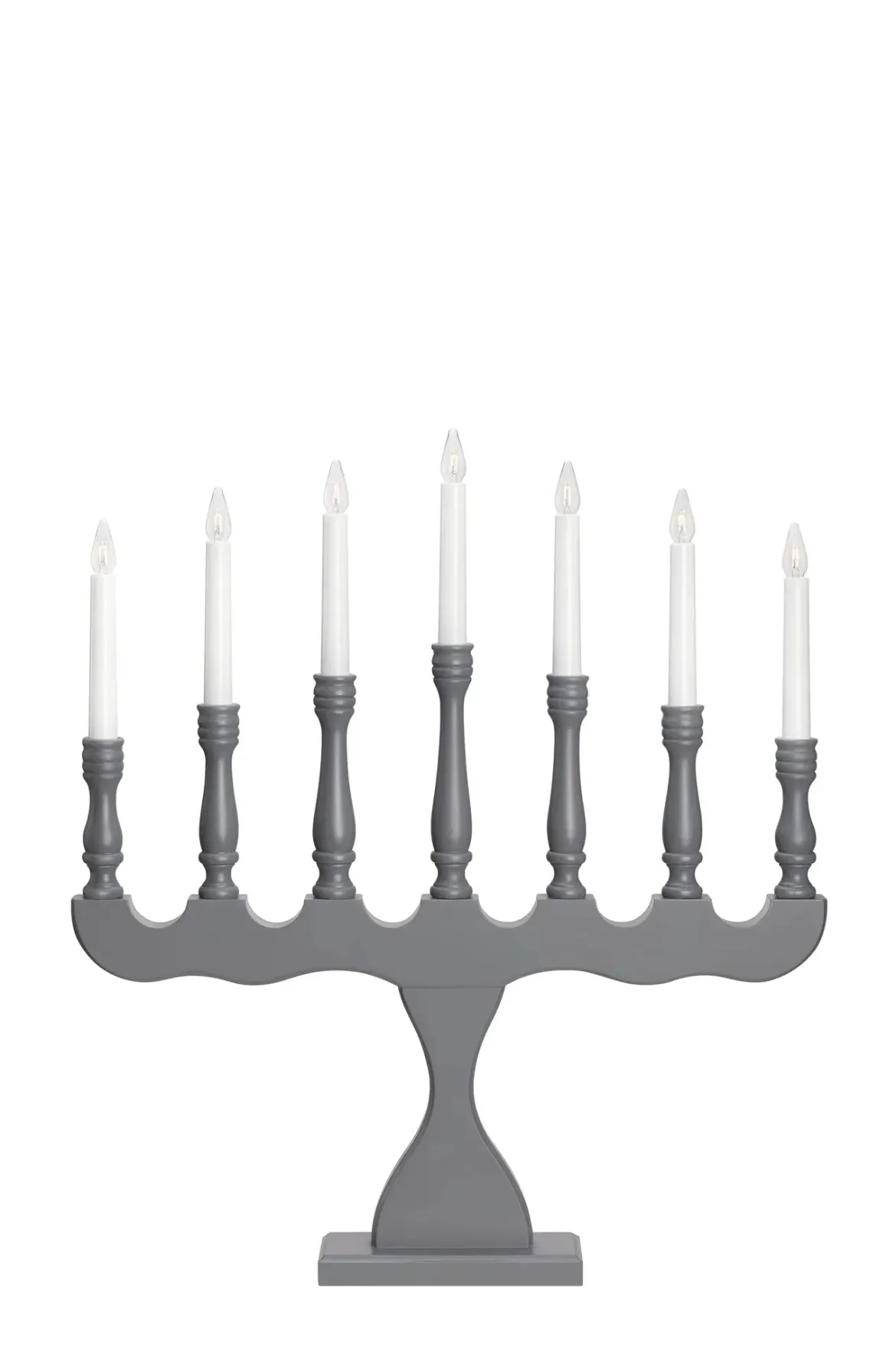 Svaneholm Adventsljusstake Grå 7 Ljus