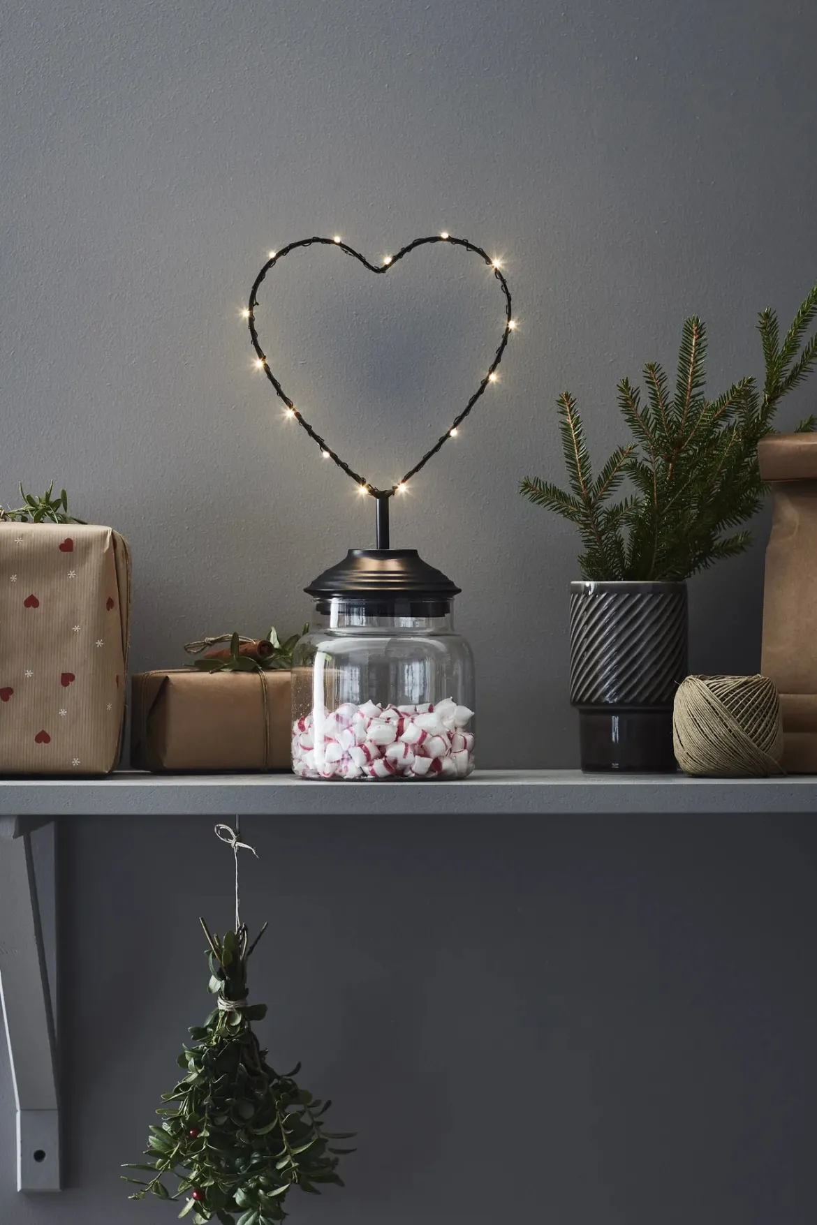 Sweetie Glasburk Svart Hjärta