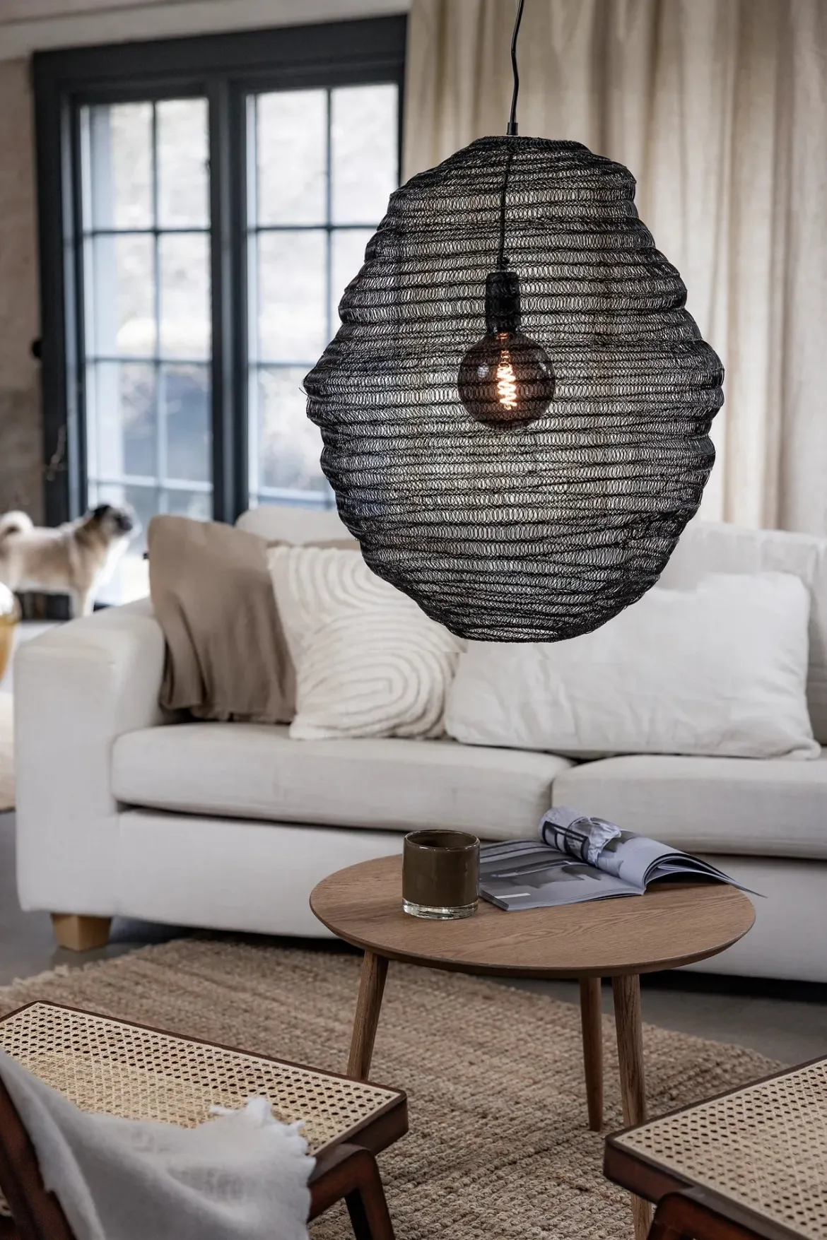 Tazza Taklampa Svart