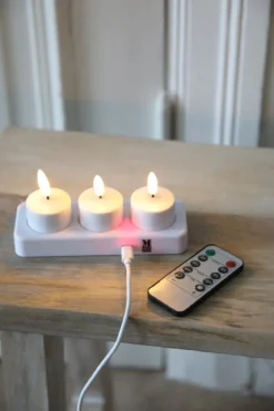 Tea Uppladdningsbara Värmeljus