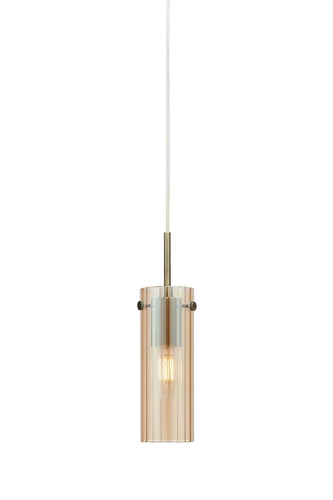 Tibia Fönsterlampa Bärnsten/Mässing