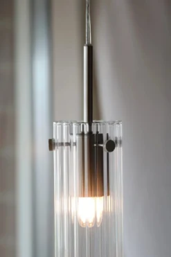 Tibia Fönsterlampa Transparent/Stål