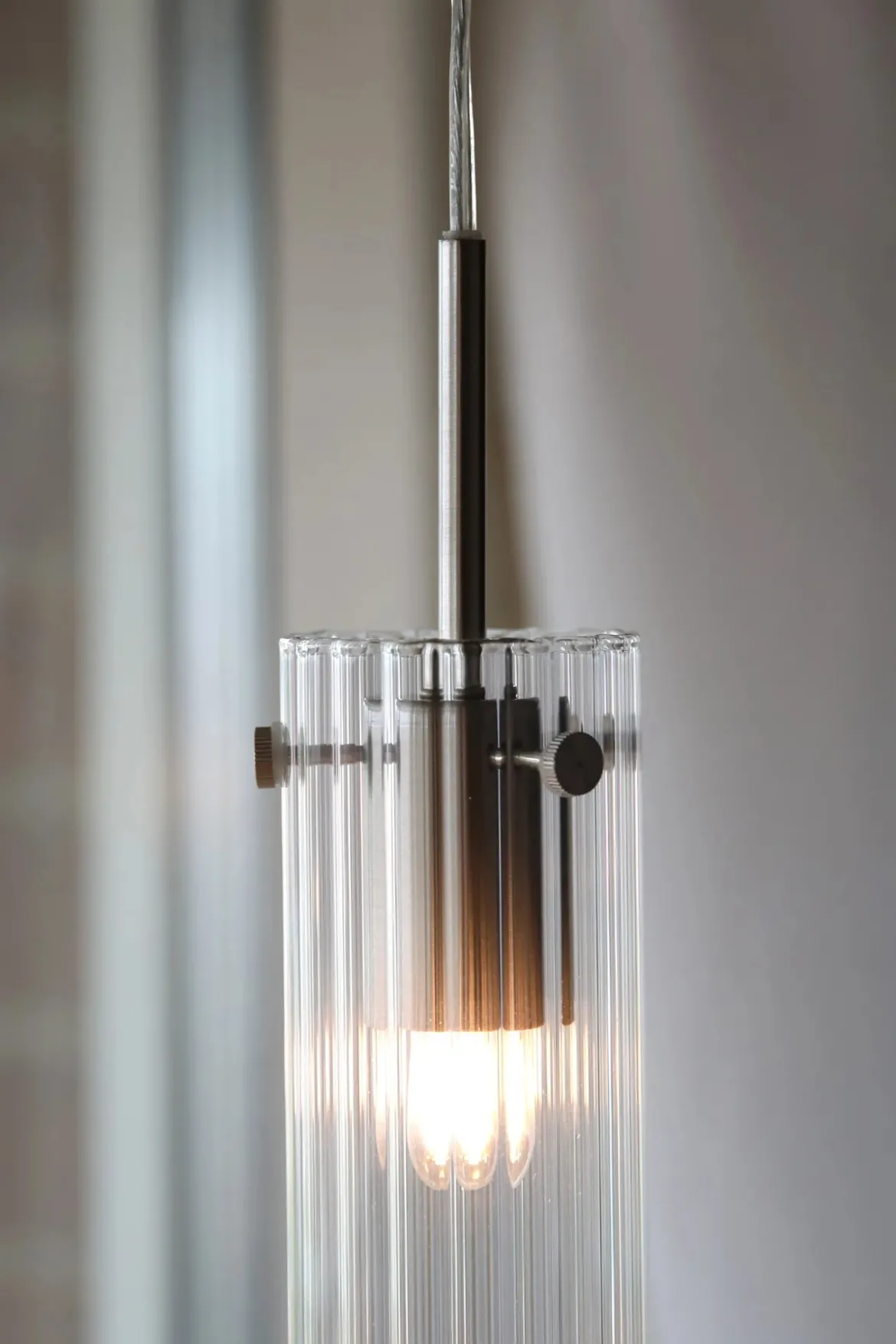 Tibia Fönsterlampa Transparent/Stål