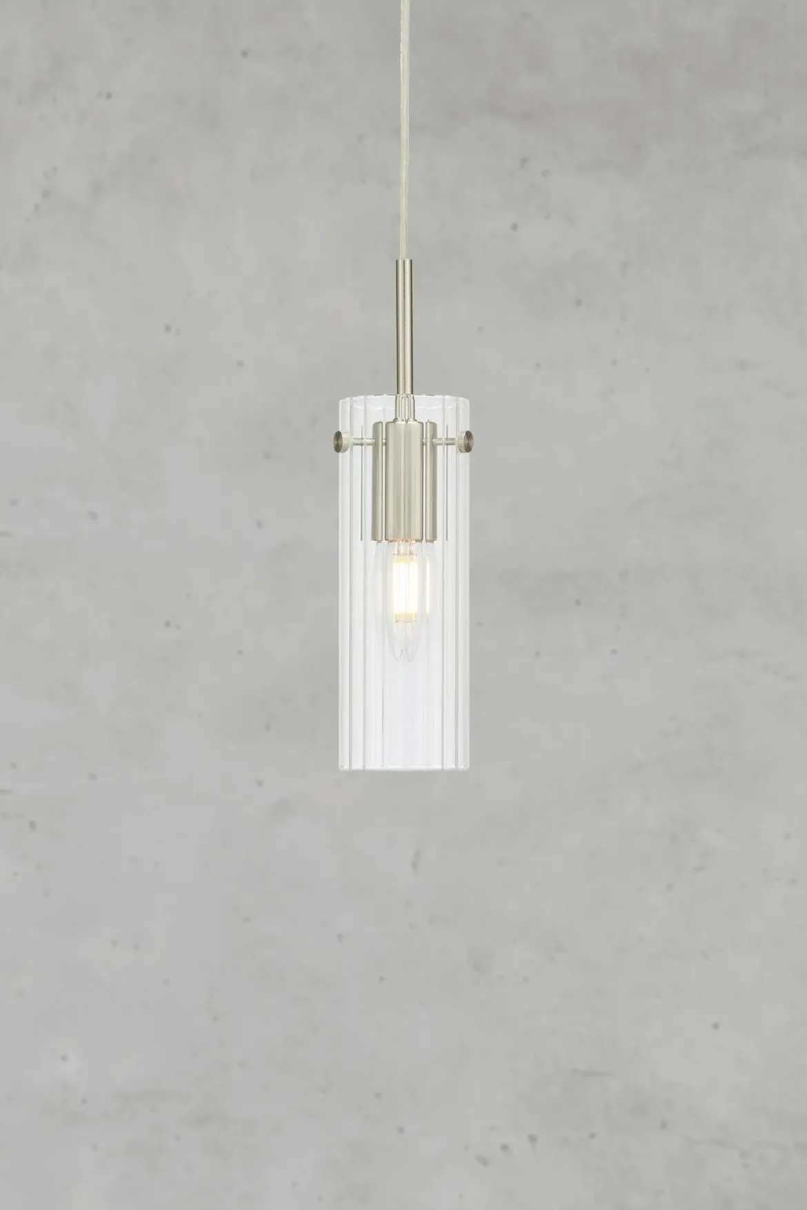 Tibia Fönsterlampa Transparent/Stål