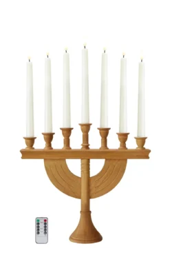 Torpa Adventsljusstake Brun Batteridriven