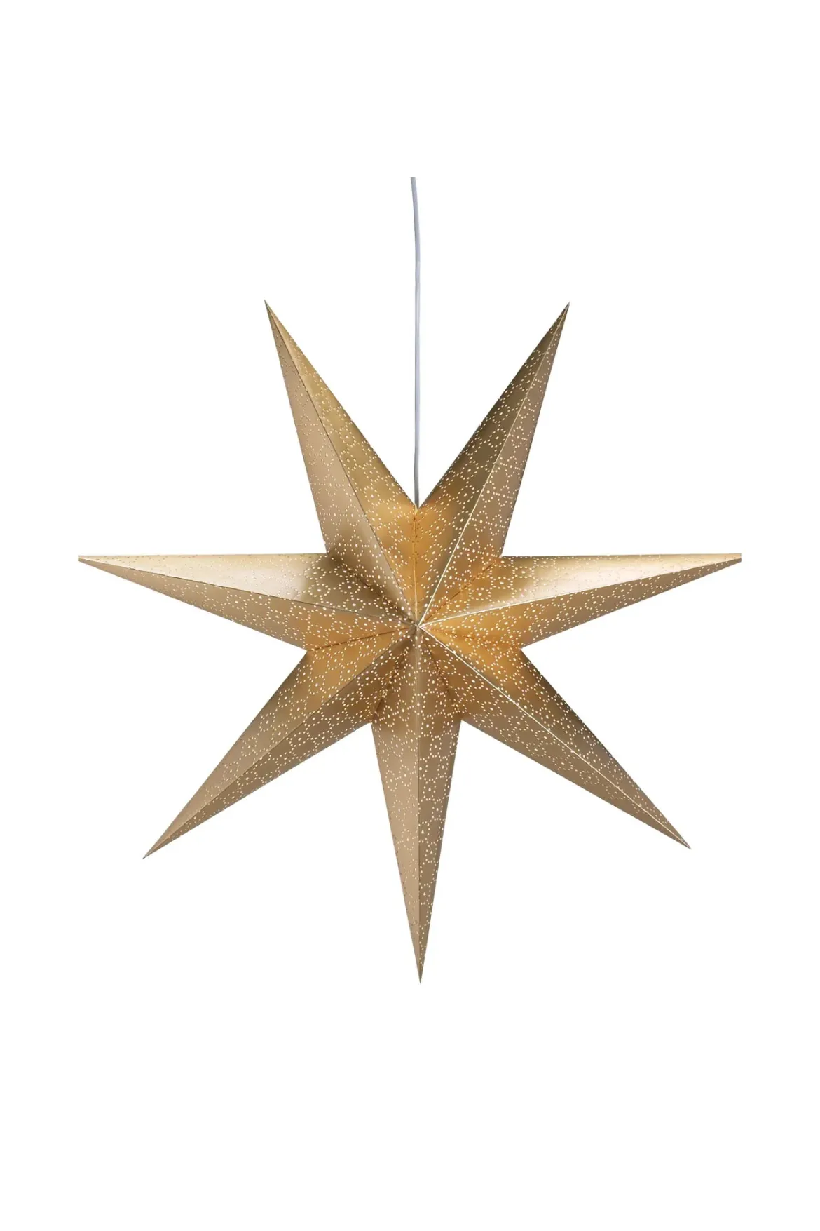 Tostared Stjärna Guld 75 cm