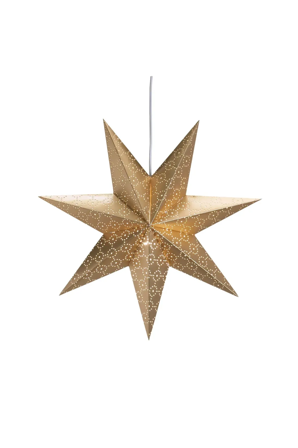 Tostared Stjärna Guld 45 cm