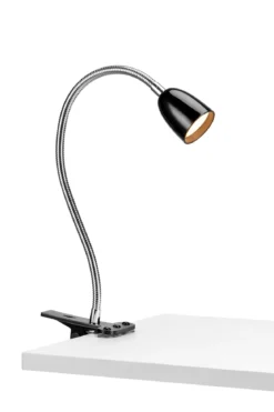 Tulip Klämlampa Svart