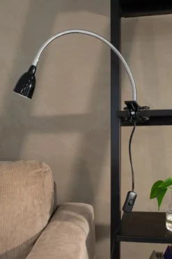 Tulip Klämlampa Svart