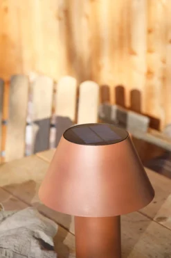 Vivo Bordslampa Solcell Brun