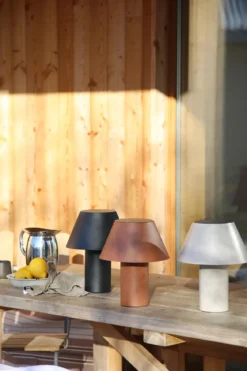 Vivo Bordslampa Solcell Grå