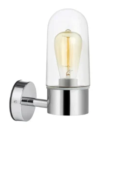 Zen Vägglampa Krom/Klar